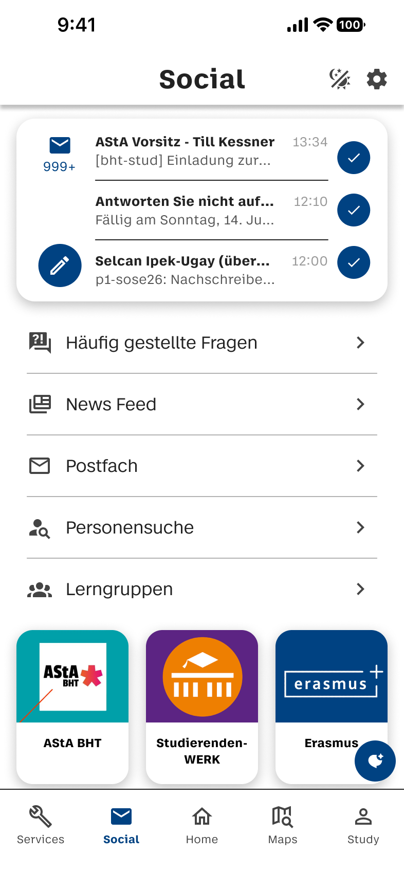 Finaler Social-Screen.